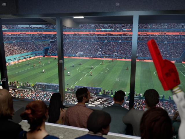 Hard Rock Stadium - Section Mezzanine Suite 44 C Seat View Hard Rock Stadium - Section Mezzanine Suite 44 C Seat View