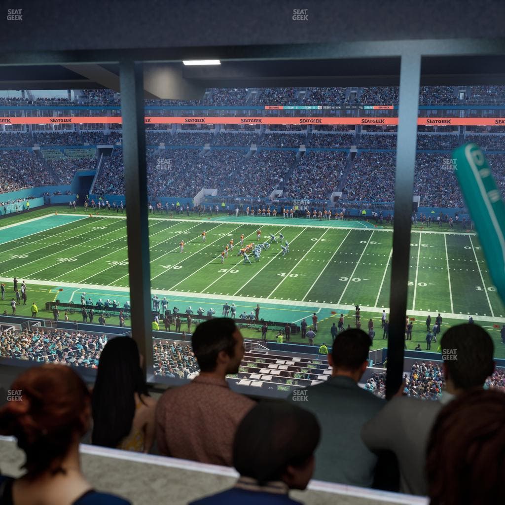 Hard Rock Stadium - Section Mezzanine Suite 44 C Seat View