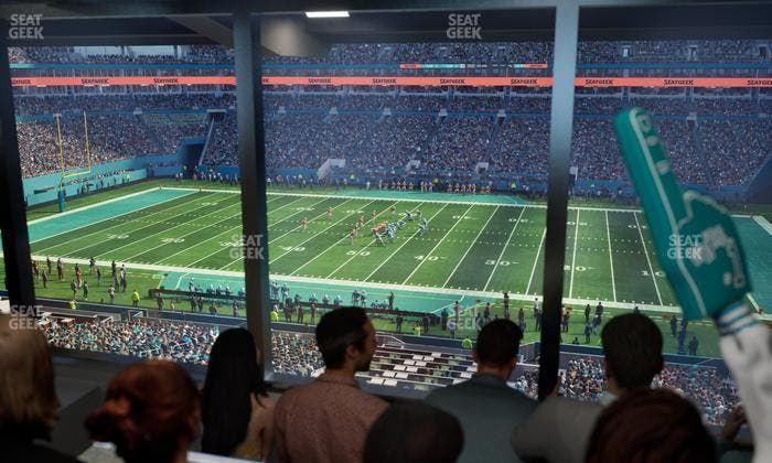 Hard Rock Stadium - Section Mezzanine Suite 44 C Seat View