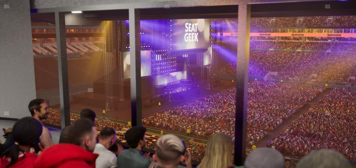 Hard Rock Stadium - Section Mezzanine Suite 45 A Seat View