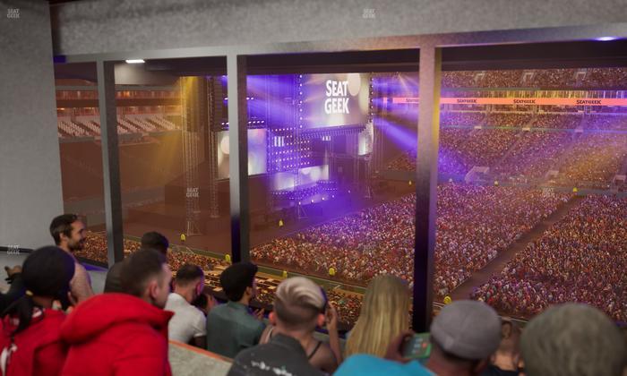 Hard Rock Stadium - Section Mezzanine Suite 45 A Seat View