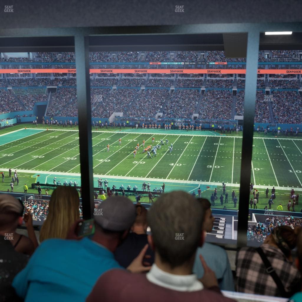 Hard Rock Stadium - Section Mezzanine Suite 45 A Seat View