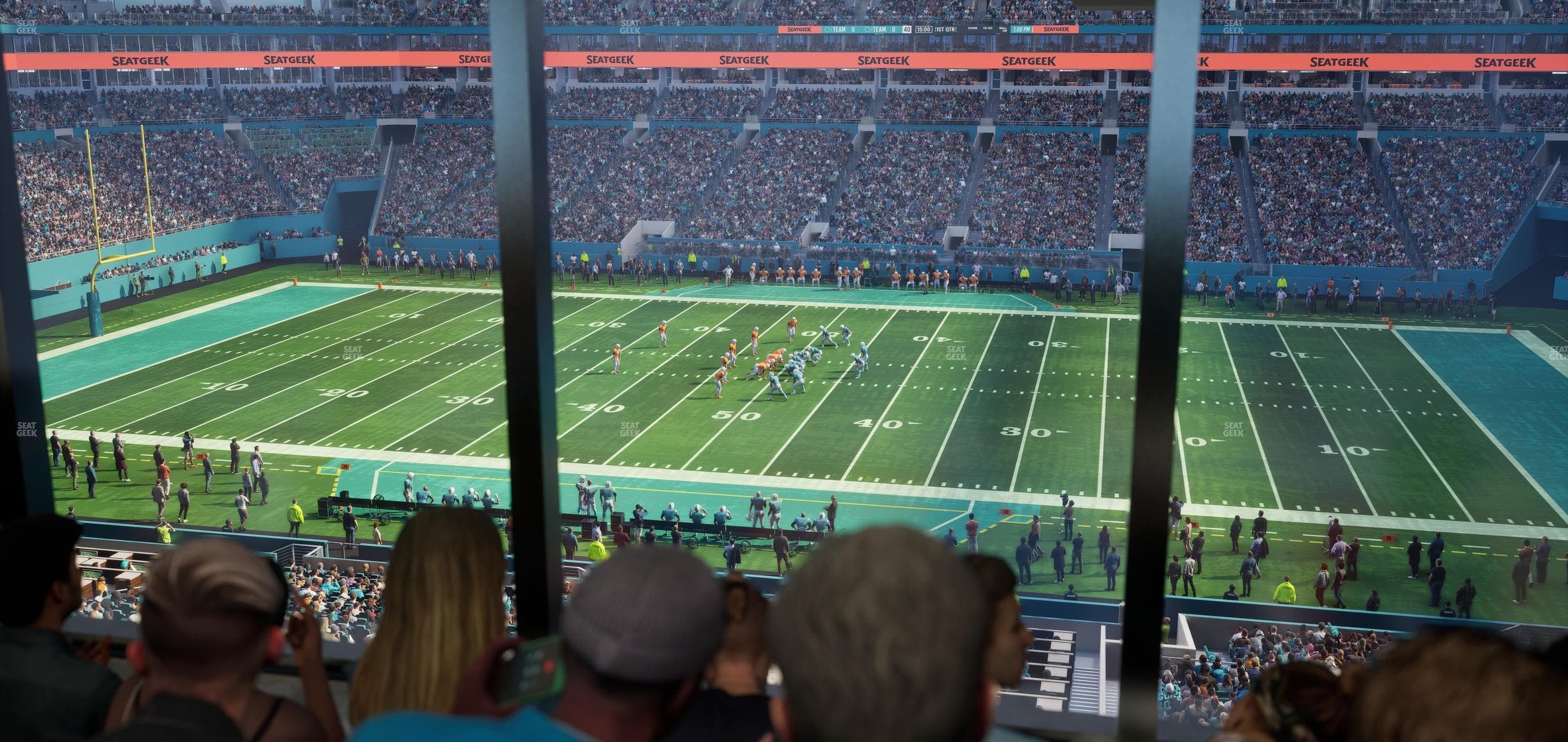 Hard Rock Stadium - Section Mezzanine Suite 45 A Seat View