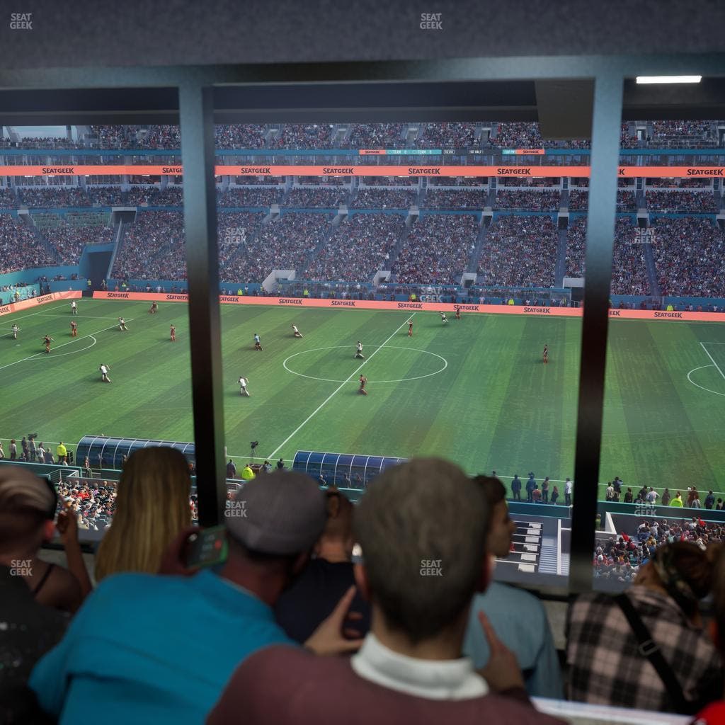 Hard Rock Stadium - Section Mezzanine Suite 45 A Seat View