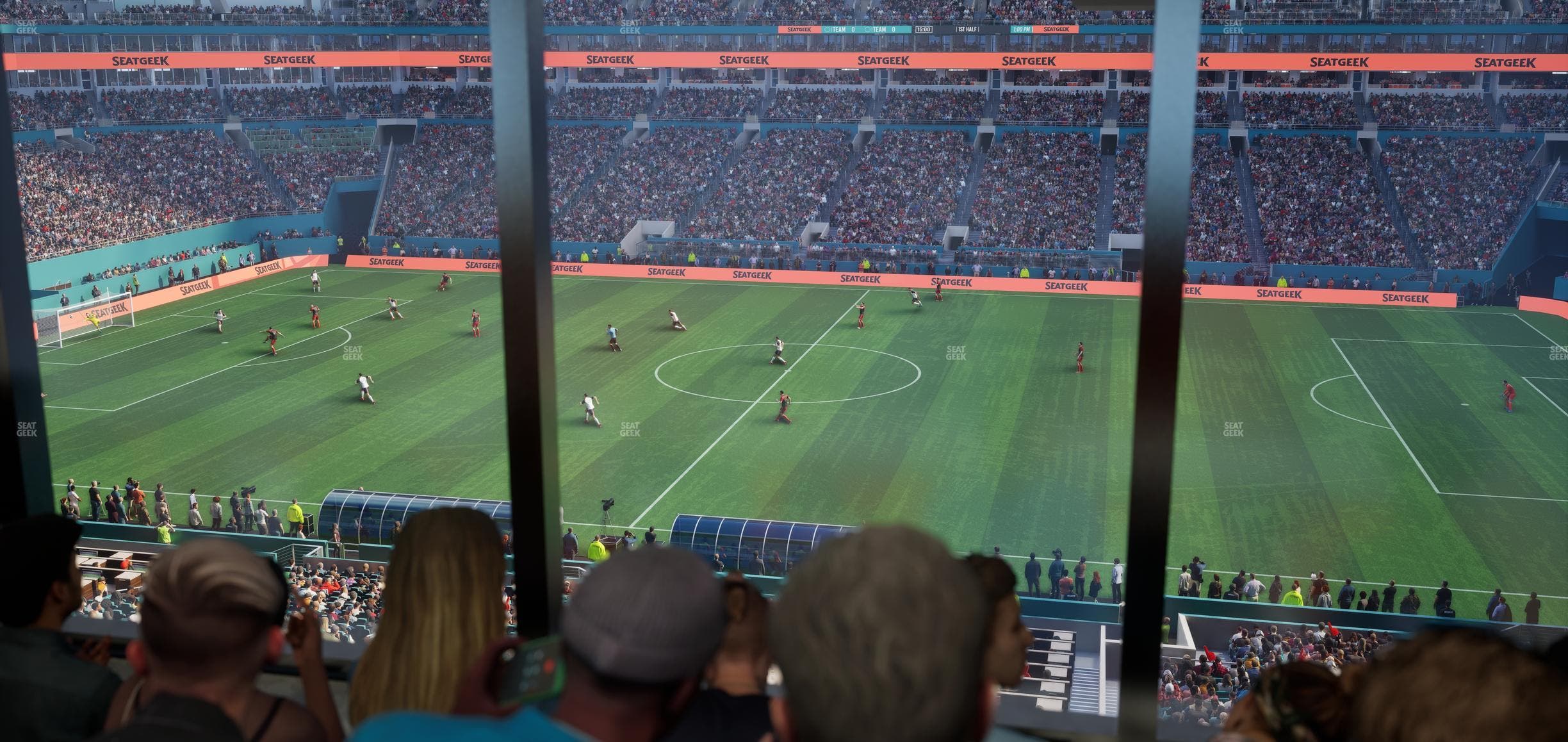 Hard Rock Stadium - Section Mezzanine Suite 45 A Seat View