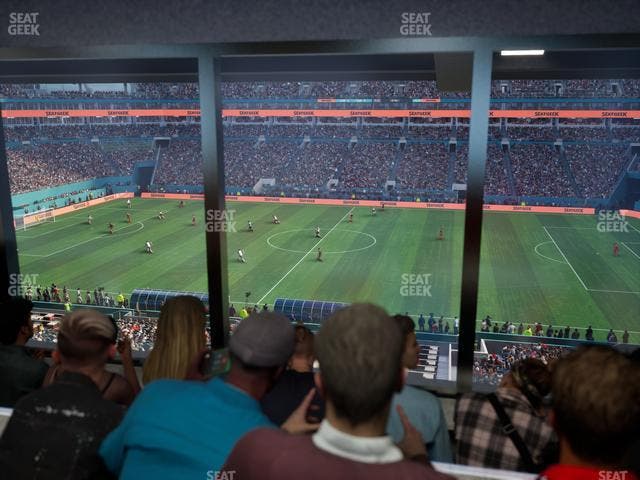 Hard Rock Stadium - Section Mezzanine Suite 45 A Seat View
