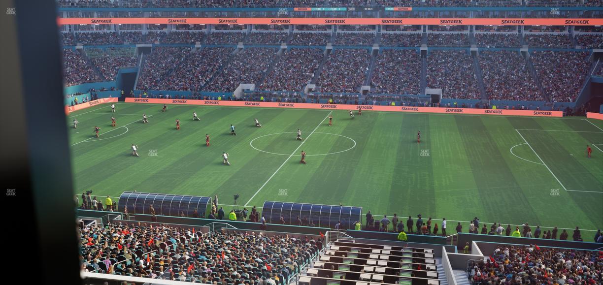 Hard Rock Stadium - Section Mezzanine Suite 45 A Seat View