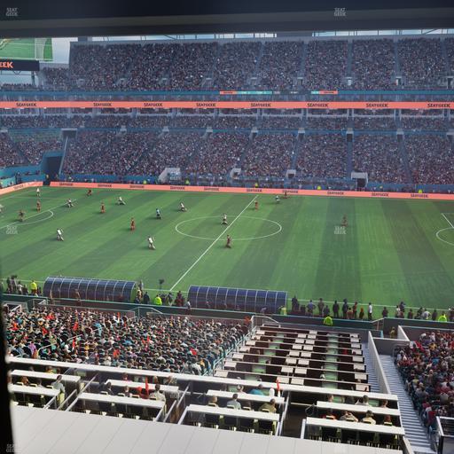 Hard Rock Stadium - Section Mezzanine Suite 45 A Seat View