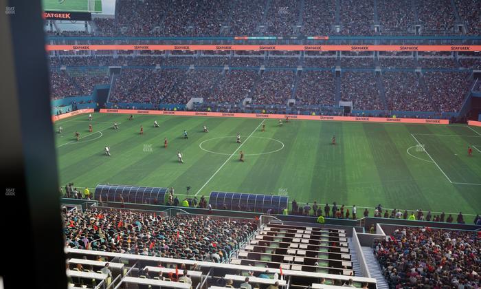 Hard Rock Stadium - Section Mezzanine Suite 45 A Seat View