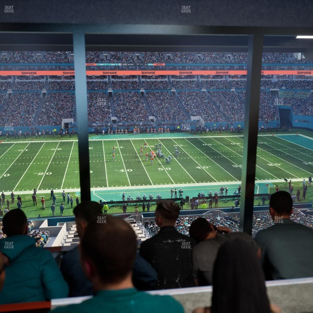Hard Rock Stadium - Section Mezzanine Suite 47 A Seat View