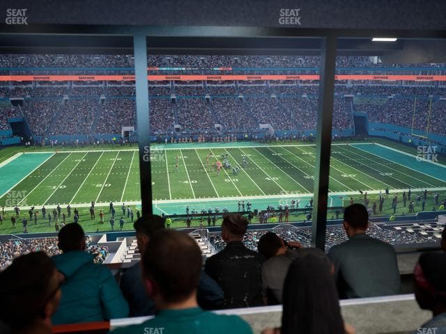 Hard Rock Stadium - Section Mezzanine Suite 47 A Seat View