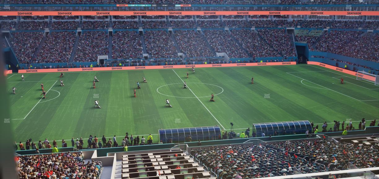 Hard Rock Stadium - Section Mezzanine Suite 47 B Seat View