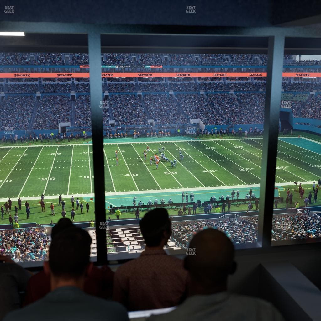Hard Rock Stadium - Section Mezzanine Suite 47 B Seat View