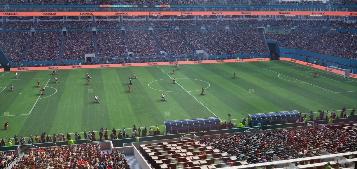 Hard Rock Stadium - Section Mezzanine Suite 47 C Seat View