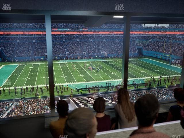 Hard Rock Stadium - Section Mezzanine Suite 47 C Seat View