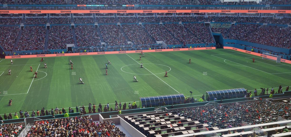 Hard Rock Stadium - Section Mezzanine Suite 48 A Seat View