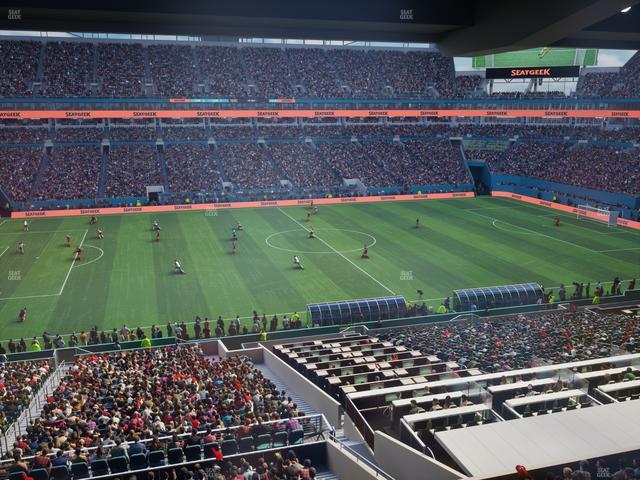Hard Rock Stadium - Section Mezzanine Suite 48 A Seat View