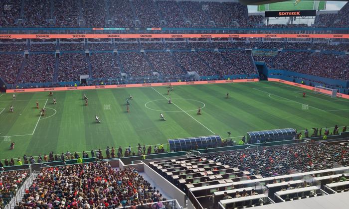 Hard Rock Stadium - Section Mezzanine Suite 48 A Seat View