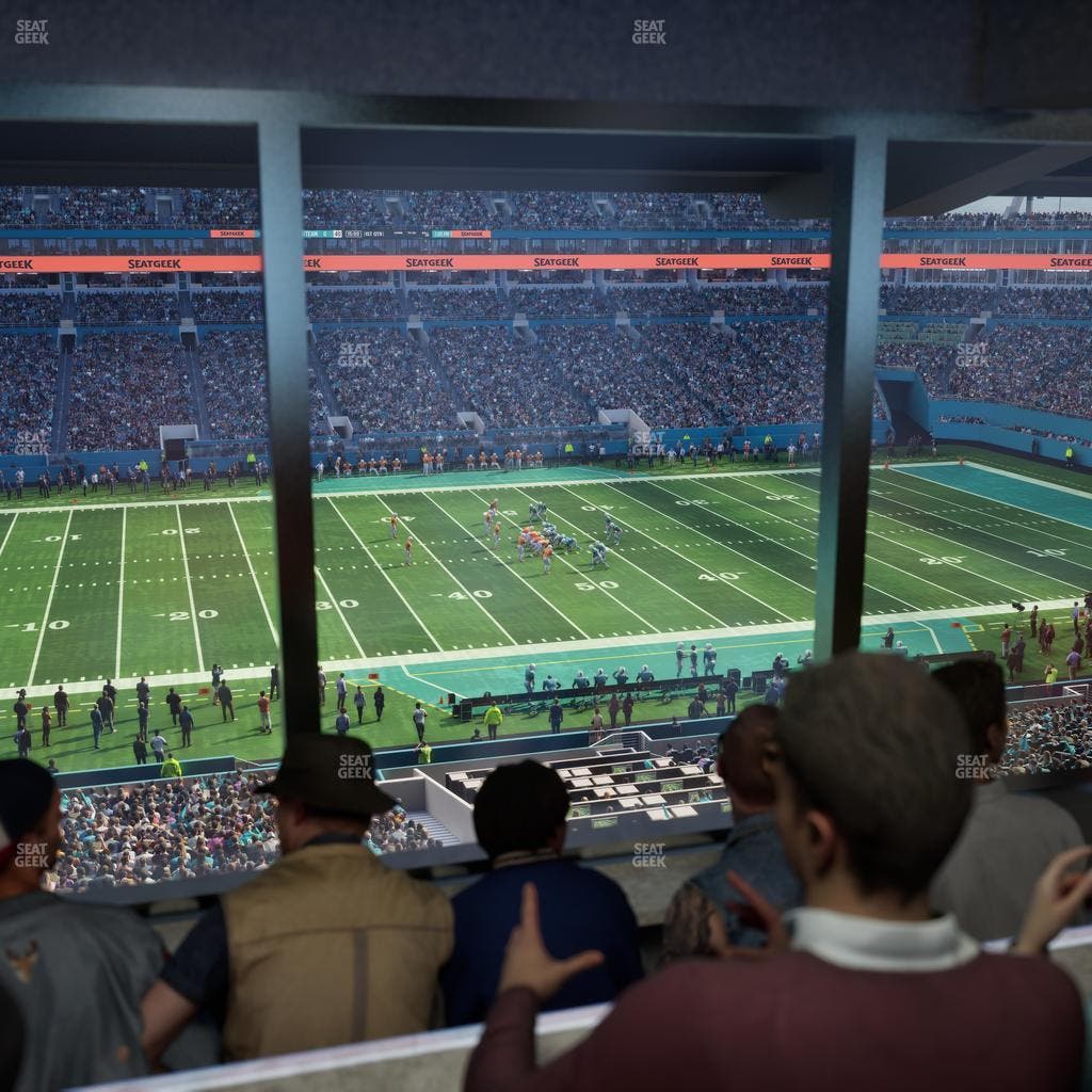 Hard Rock Stadium - Section Mezzanine Suite 48 A Seat View