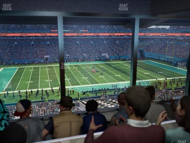 Hard Rock Stadium - Section Mezzanine Suite 48 A Seat View