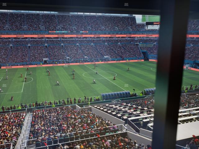 Hard Rock Stadium - Section Mezzanine Suite 48 B Seat View