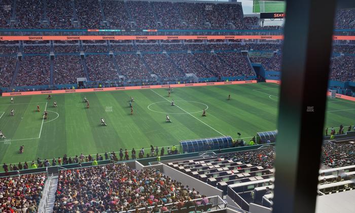 Hard Rock Stadium - Section Mezzanine Suite 48 B Seat View