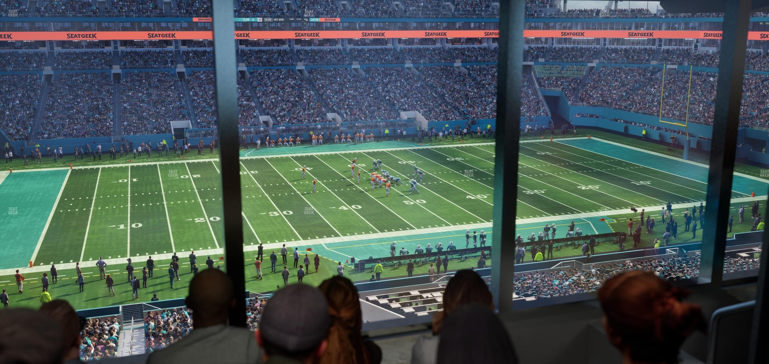 Hard Rock Stadium - Section Mezzanine Suite 48 B Seat View
