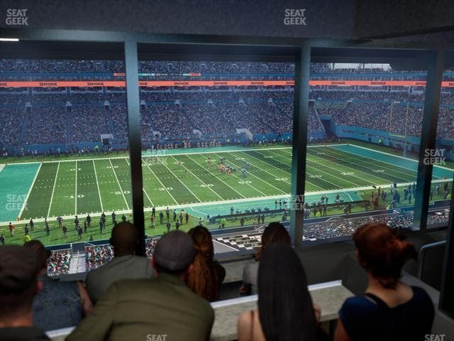 Hard Rock Stadium - Section Mezzanine Suite 48 B Seat View