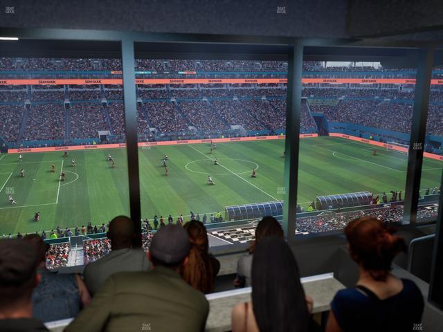 Hard Rock Stadium - Section Mezzanine Suite 48 B Seat View Hard Rock Stadium - Section Mezzanine Suite 48 B Seat View