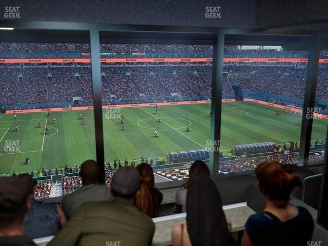 Hard Rock Stadium - Section Mezzanine Suite 48 B Seat View