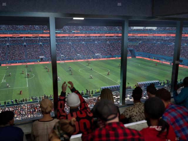 Hard Rock Stadium - Section Mezzanine Suite 48 C Seat View Hard Rock Stadium - Section Mezzanine Suite 48 C Seat View