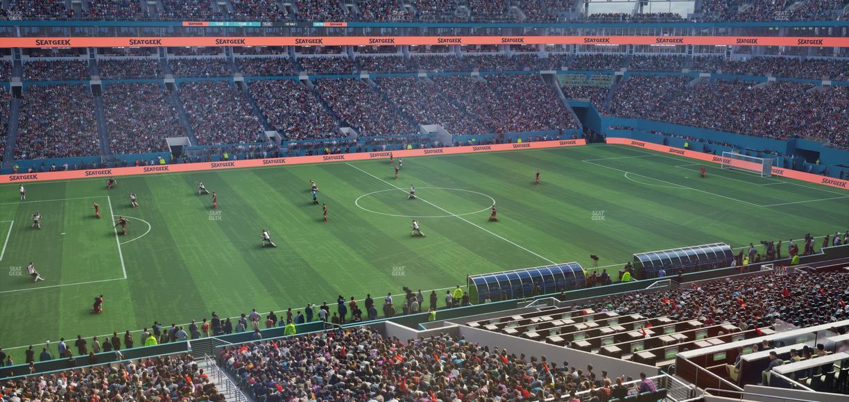 Hard Rock Stadium - Section Mezzanine Suite 49 A Seat View