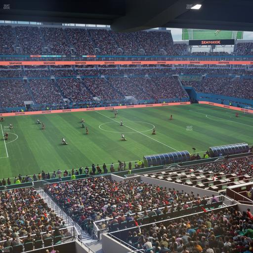 Hard Rock Stadium - Section Mezzanine Suite 49 A Seat View