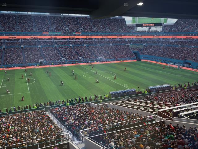 Hard Rock Stadium - Section Mezzanine Suite 49 A Seat View