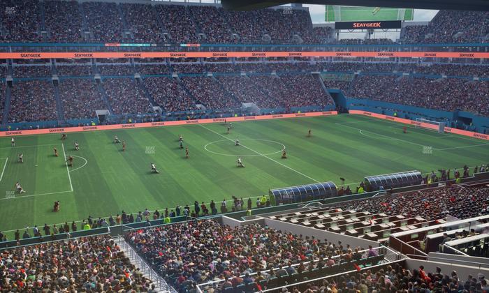 Hard Rock Stadium - Section Mezzanine Suite 49 A Seat View