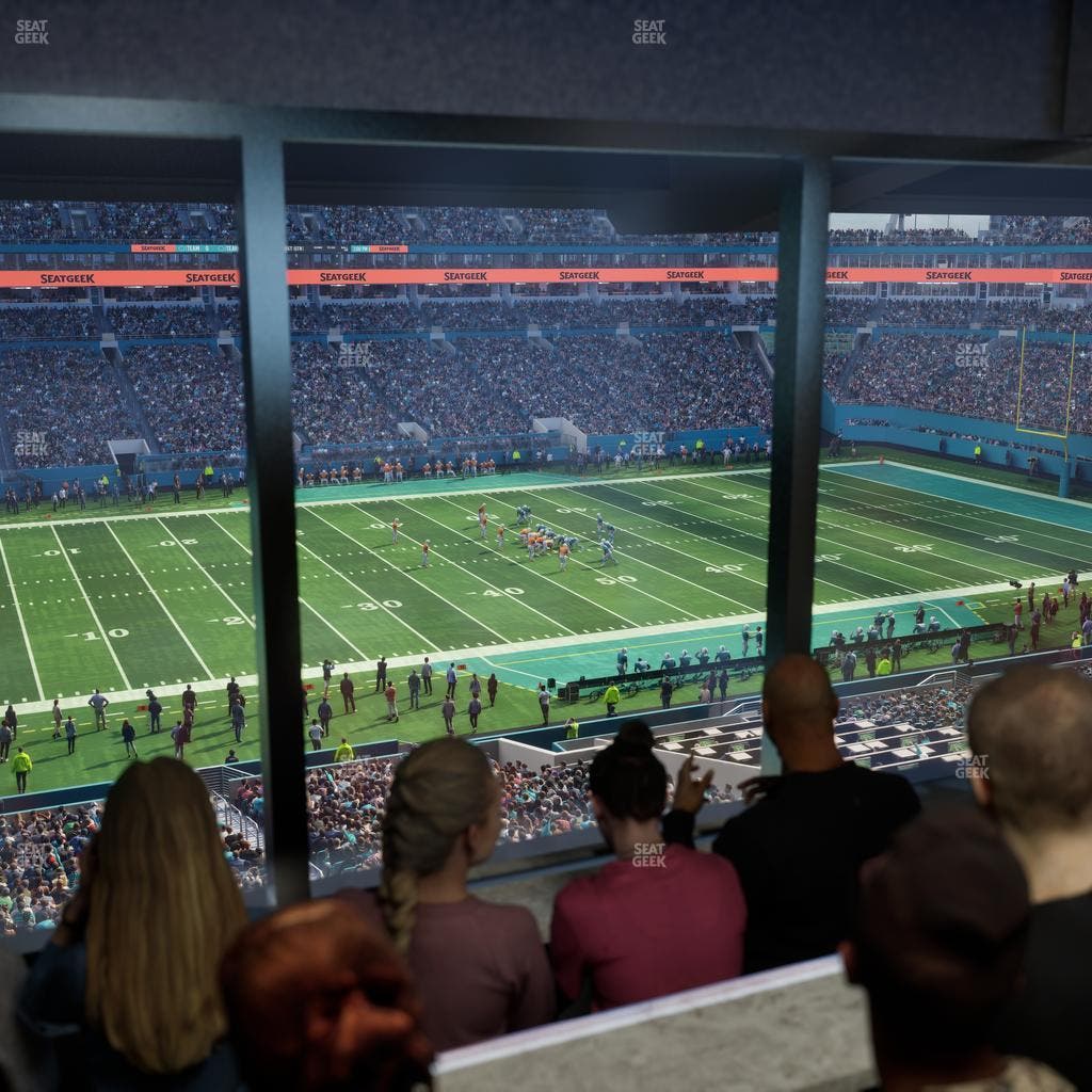 Hard Rock Stadium - Section Mezzanine Suite 49 A Seat View