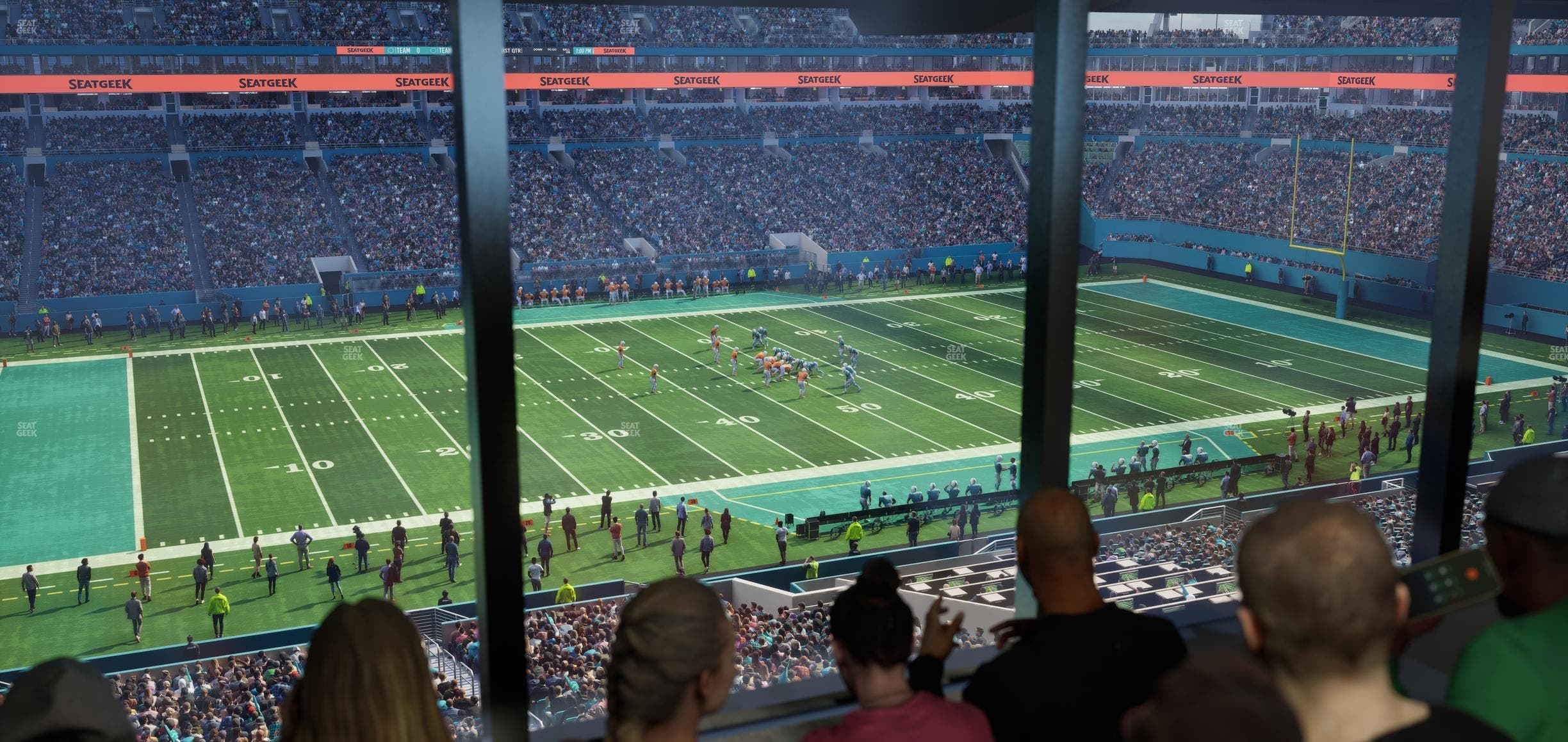 Hard Rock Stadium - Section Mezzanine Suite 49 A Seat View
