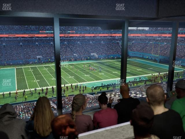 Hard Rock Stadium - Section Mezzanine Suite 49 A Seat View