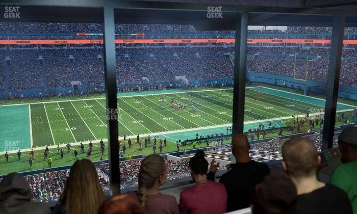 Hard Rock Stadium - Section Mezzanine Suite 49 A Seat View