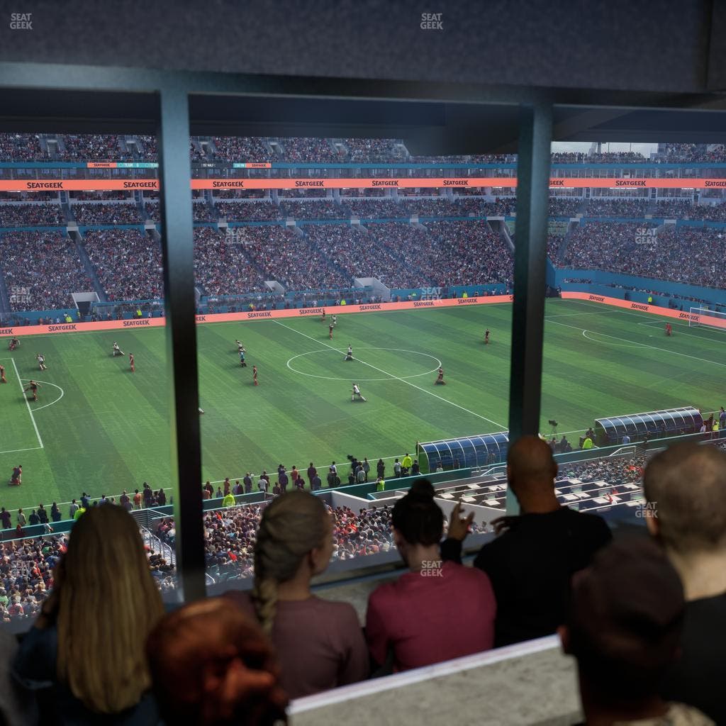 Hard Rock Stadium - Section Mezzanine Suite 49 A Seat View
