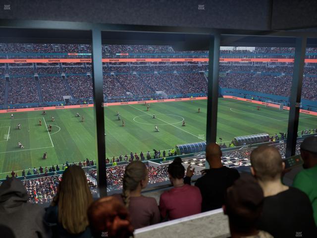 Hard Rock Stadium - Section Mezzanine Suite 49 A Seat View Hard Rock Stadium - Section Mezzanine Suite 49 A Seat View