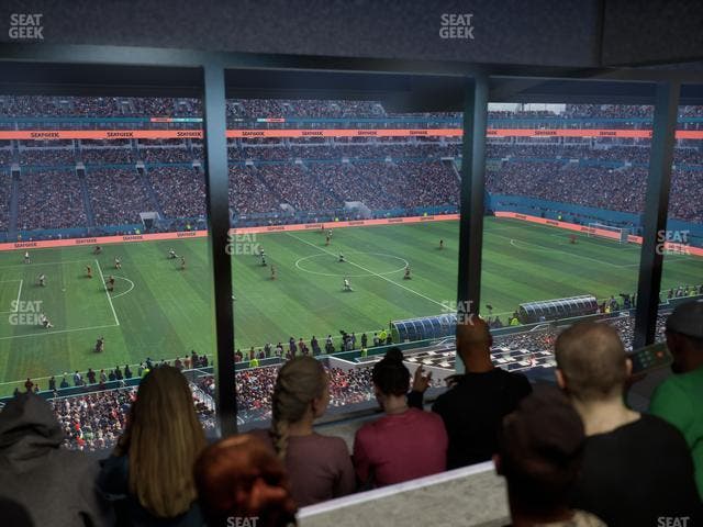 Hard Rock Stadium - Section Mezzanine Suite 49 A Seat View