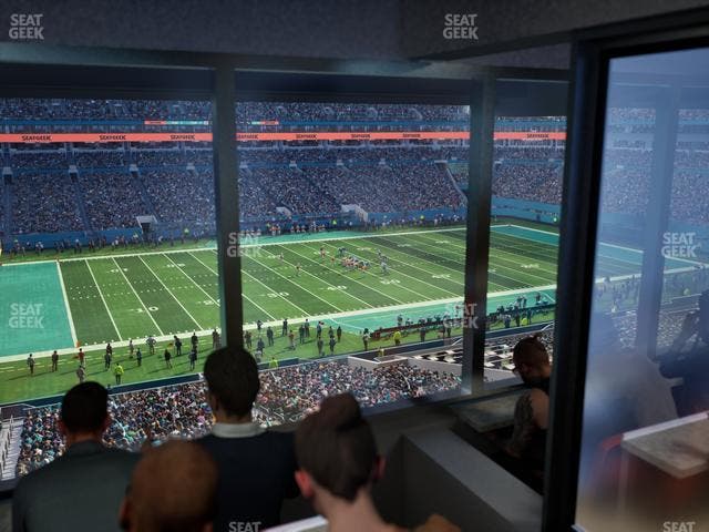 Hard Rock Stadium - Section Mezzanine Suite 49 B Seat View
