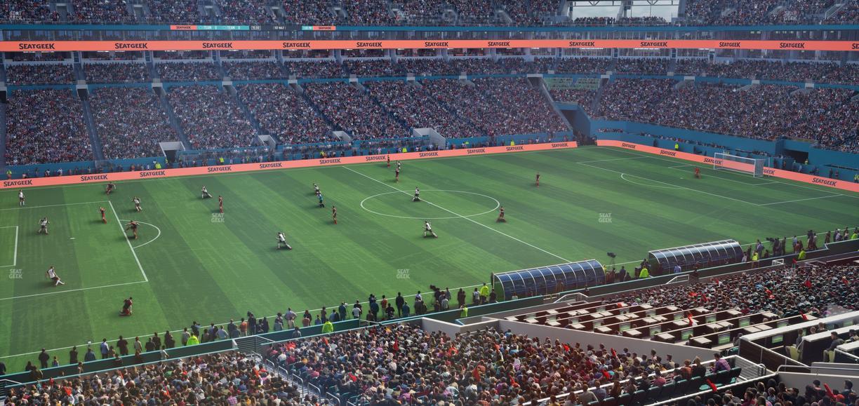 Hard Rock Stadium - Section Mezzanine Suite 49 B Seat View