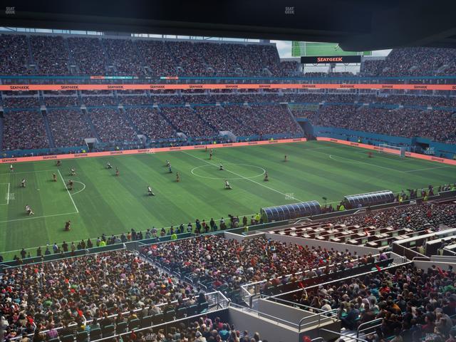 Hard Rock Stadium - Section Mezzanine Suite 49 B Seat View