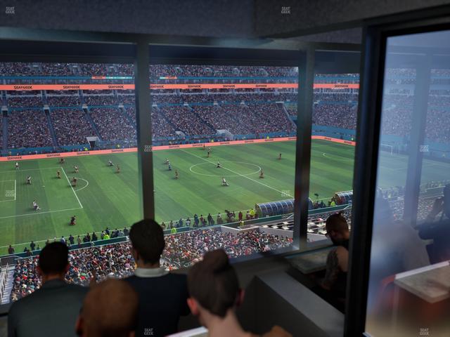 Hard Rock Stadium - Section Mezzanine Suite 49 B Seat View Hard Rock Stadium - Section Mezzanine Suite 49 B Seat View