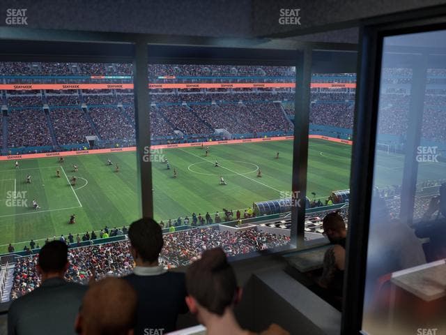 Hard Rock Stadium - Section Mezzanine Suite 49 B Seat View
