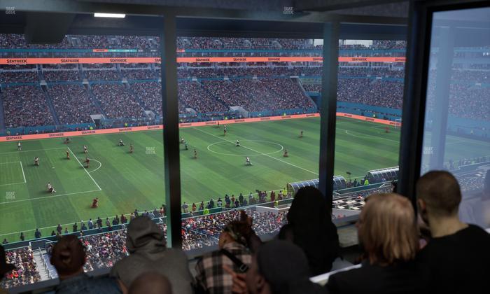 Hard Rock Stadium - Section Mezzanine Suite 49 C Seat View