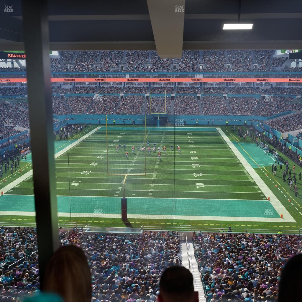 Hard Rock Stadium - Section Mezzanine Suite 5 A Seat View