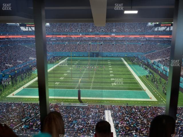 Hard Rock Stadium - Section Mezzanine Suite 5 A Seat View